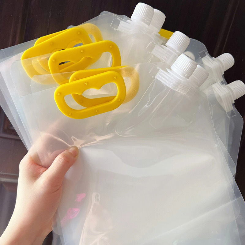 Whole Grain Storage Sealed Bags, Moisture- and Pest-Proof, Transparent Thickened Portable Storage Bags, Household Red Bean and Rice Bags