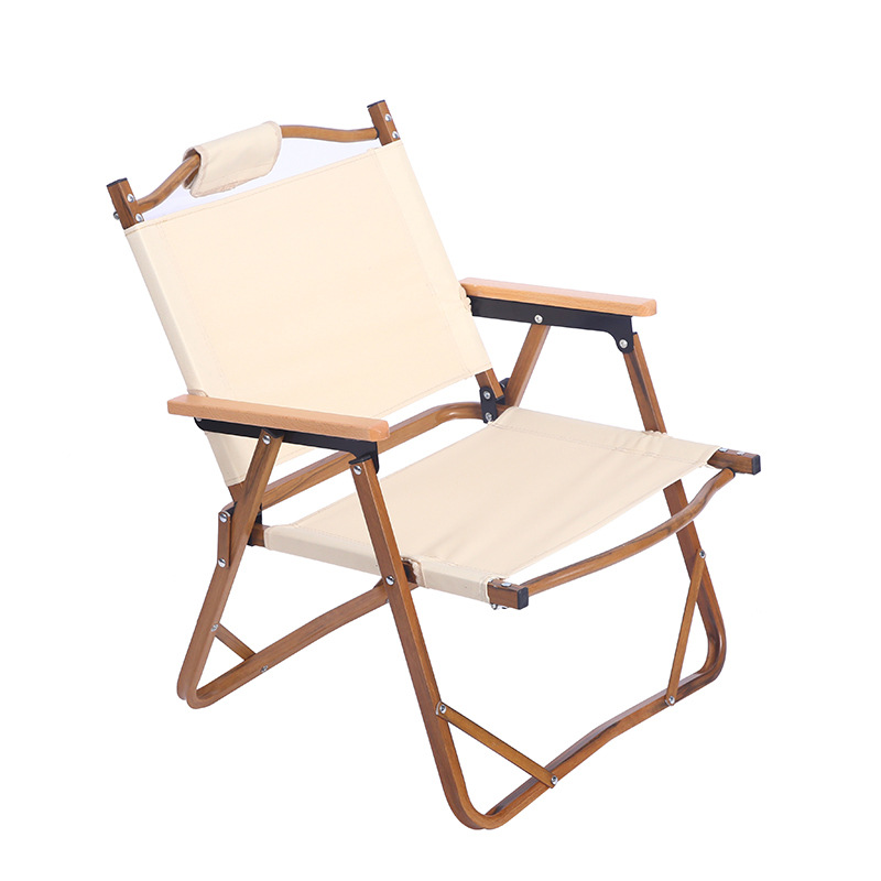 Outdoor Thickened Commercial Aluminum Alloy Kermit Chair Outdoor Folding Chair Camping Portable Drop-Shipping Table and Chair