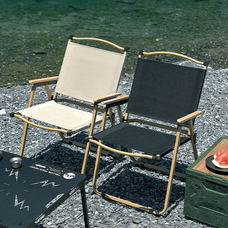 Kmitt chair camping chair outdoor folding chair portable picnic chair stall egg roll table fishing chair stool set