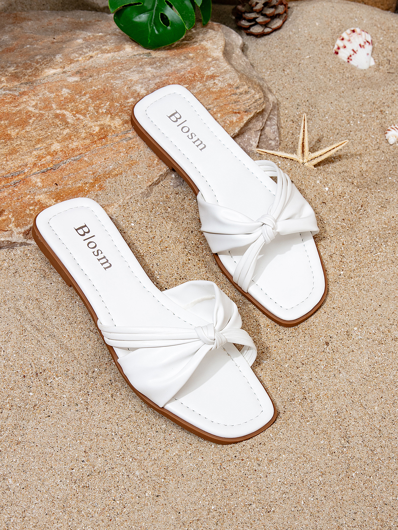 Flat sandals bow sexy and fashionable