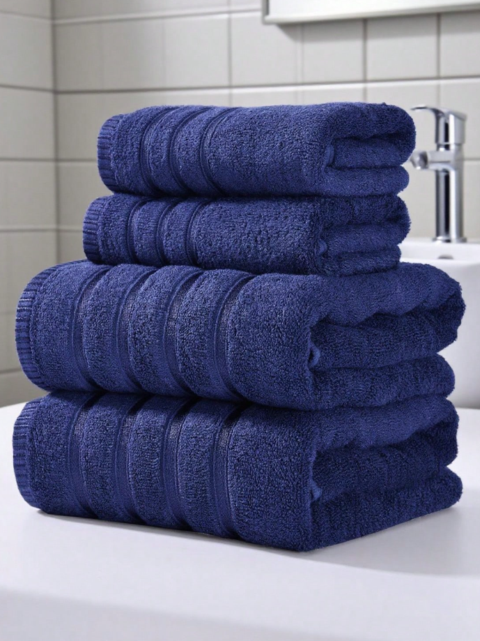 Cross-border pure cotton thickened bath towel, unisex household use, 100% cotton, highly absorbent and lint-free, oversized wrap-around towel.
