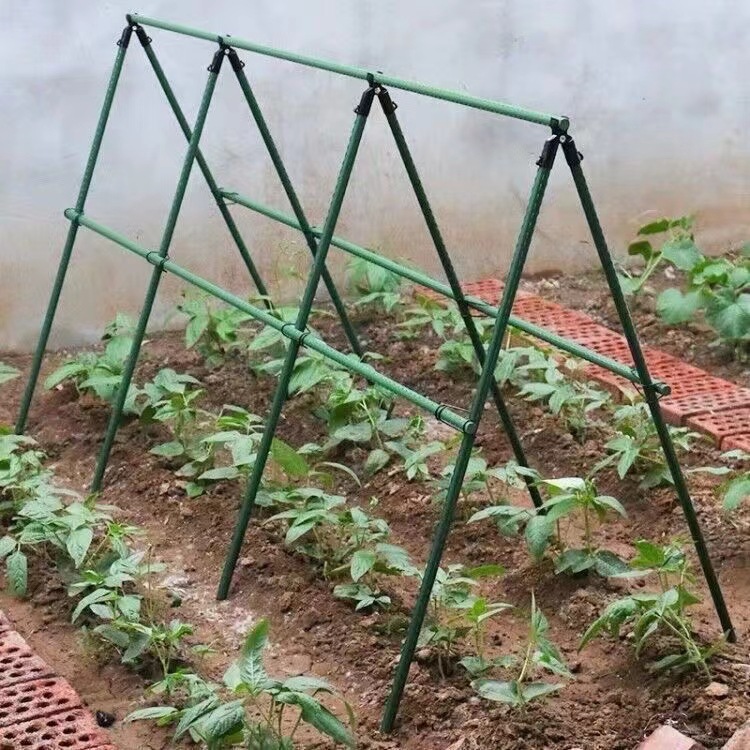 园艺支柱内塞包塑钢管塑钢管植物爬藤花架园艺套装爬藤支架