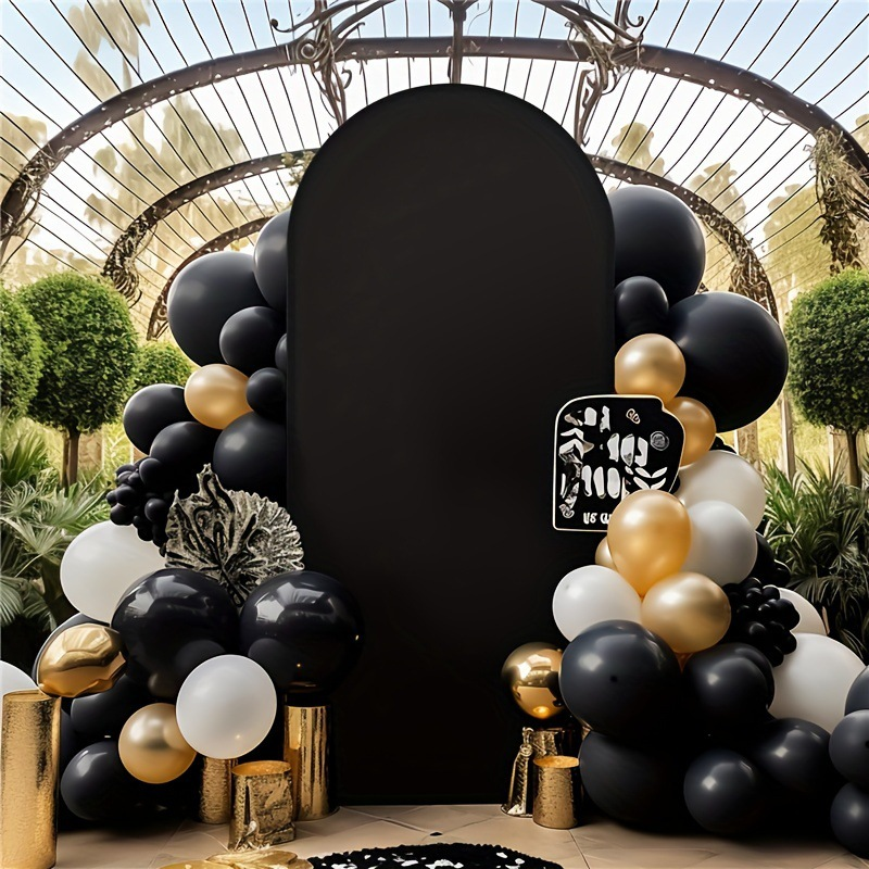 Cross-border foreign trade U-shaped high spandex stretch wedding arch cloth cover birthday party background set photographic cloth background cloth