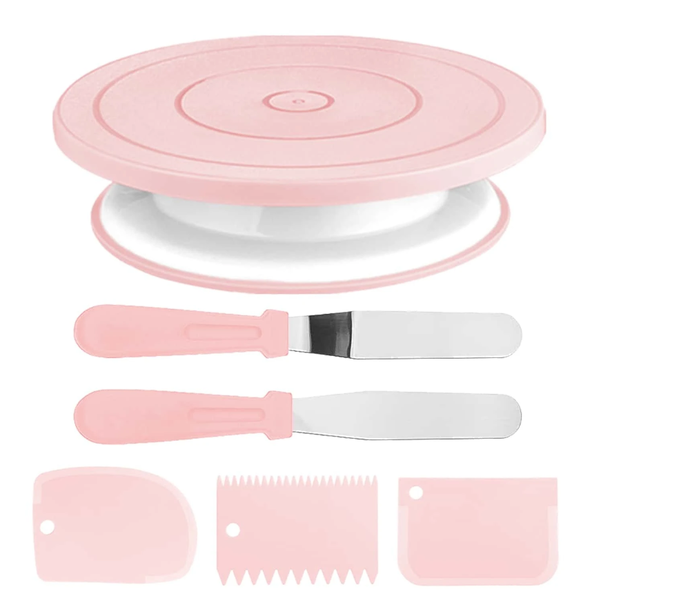 防滑蛋糕转盘旋转台裱花台套装Cake turntable蛋糕DIY烘焙工具