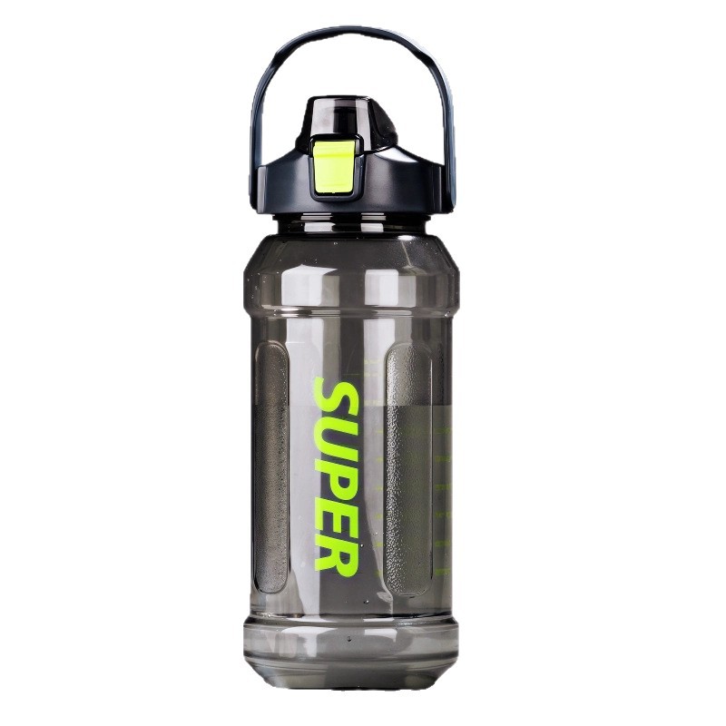Hot Sports pot summer sports fitness cup large capacity outdoor portable high temperature resistant double drink straw Cup