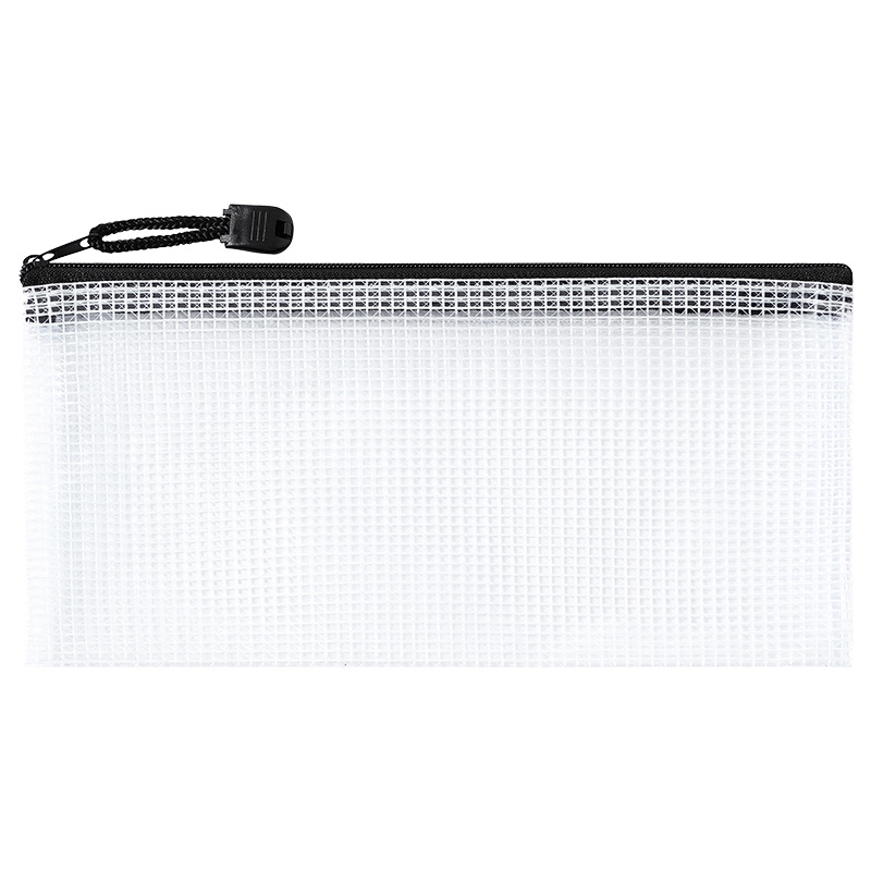 Hot waterproof PVC mesh pencil bag daily cosmetics storage bag