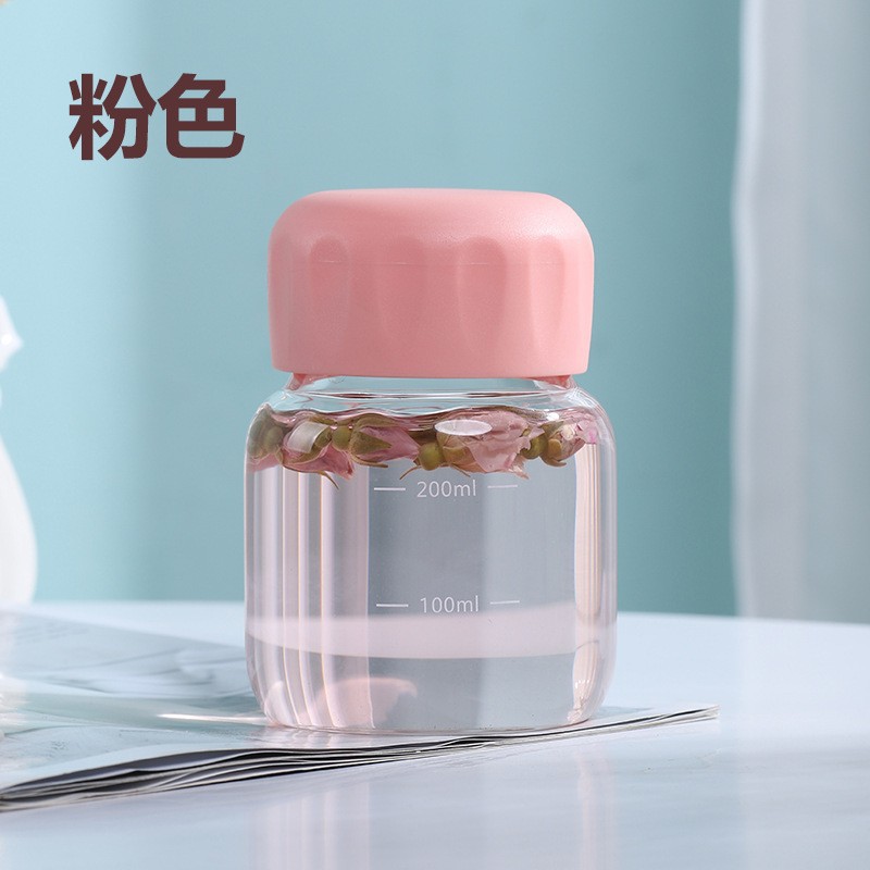 胖胖玻璃杯批发高颜值学生便携ins情侣地推广告开业礼品杯