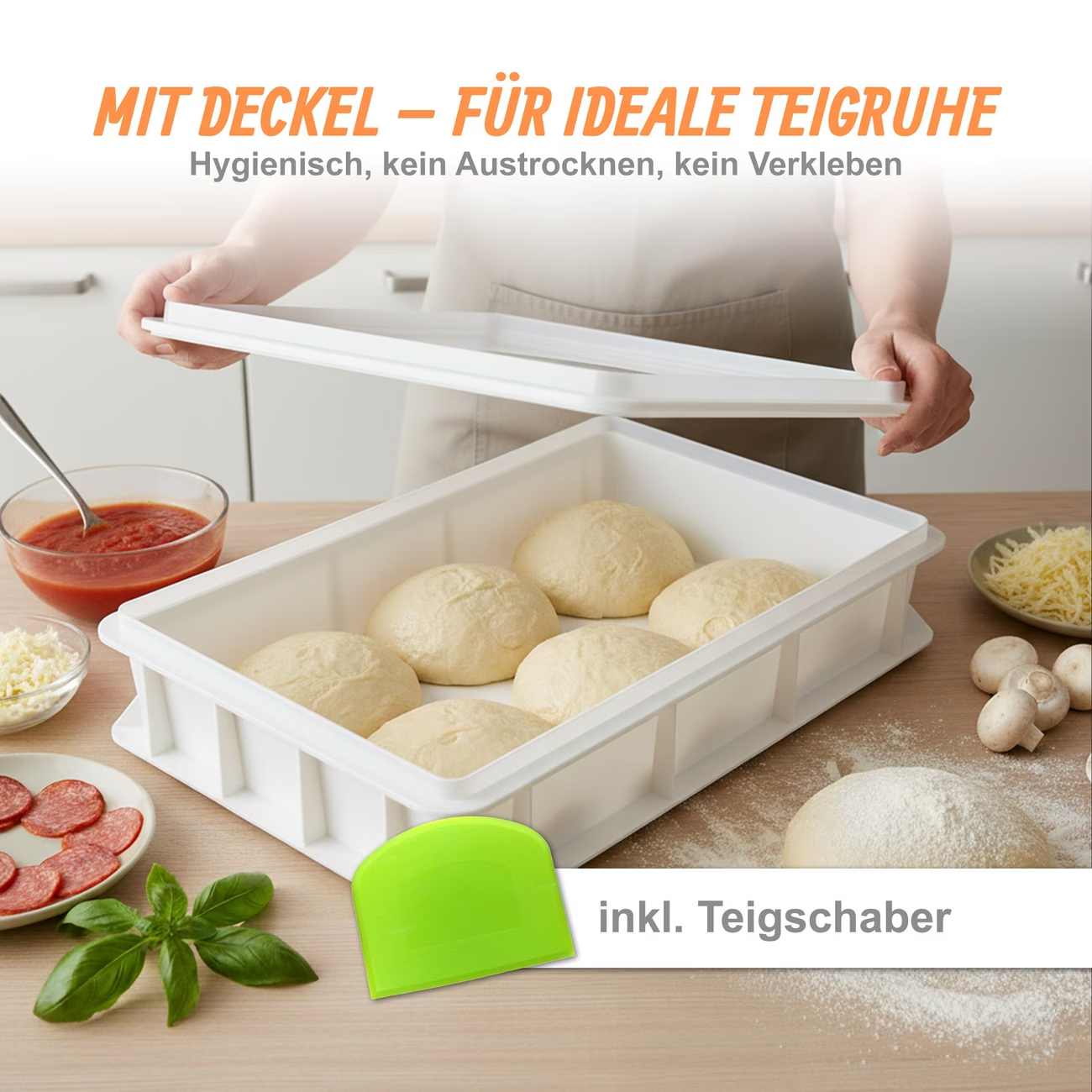 Size of 2 white dough waxing boxes: width 40 x height 7 x depth 30cm