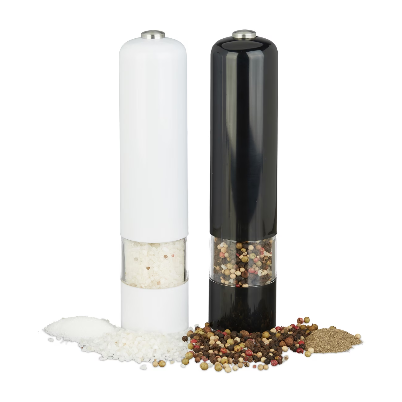 黑白双色胡椒研磨器（2 件套）