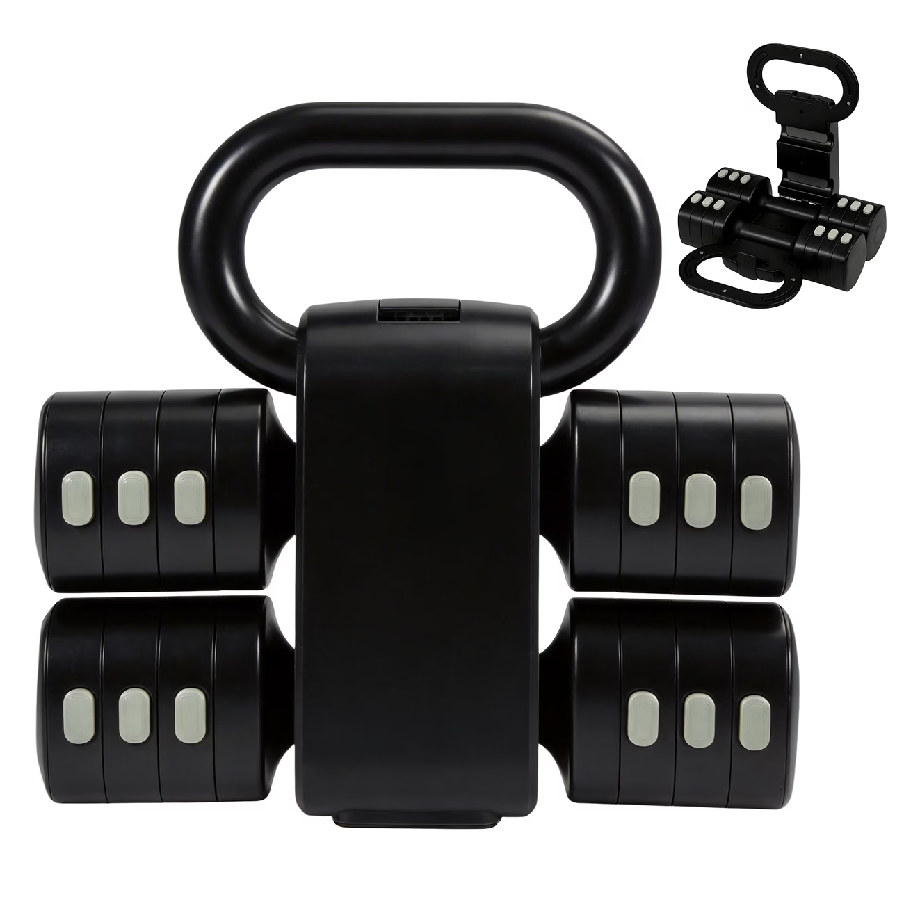 Adjustable Kettlebell Set, Dumbbell Set for Women (2–5 Kg), Adjustable Weights, Kettlebell (2-In-1) for Women, Fitness Set for Home Gym