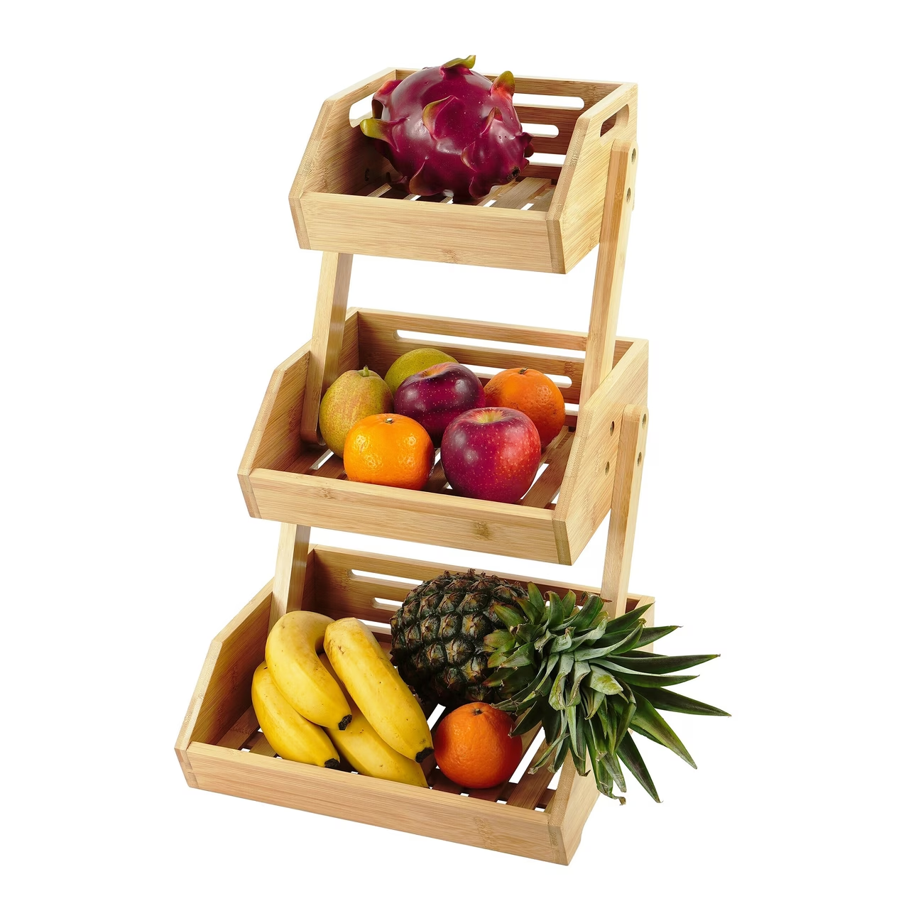 Primary color fruit shelf | Width 30cm x height 49cm x depth 25cm