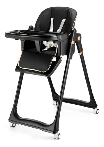 Cadeira De Alimentação Bebe Cadeirinha Portatil Preto Preto