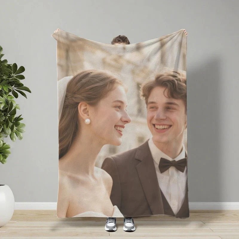 Custom Flannel Photo Blanket