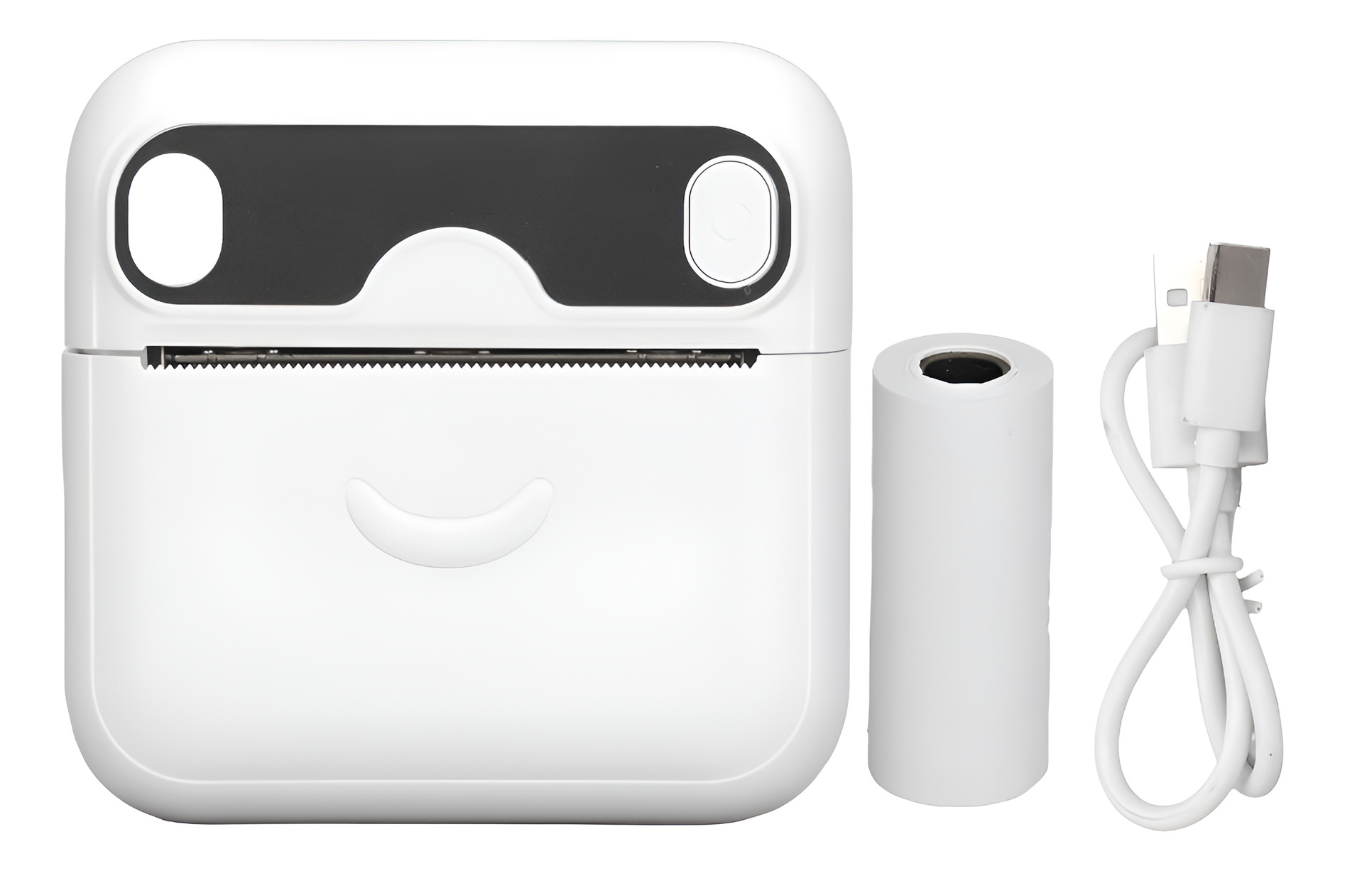 Mini Impressora Termica Bolso Bluetooth Gato 57mm Inteligen - Branco