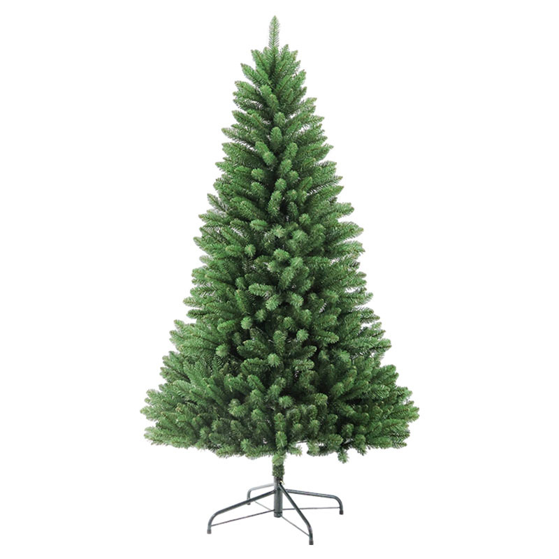 Árvore de Natal em PVC 1,8 m 2,1 m Árvore artificial reforçada com agulhas de pinheiro