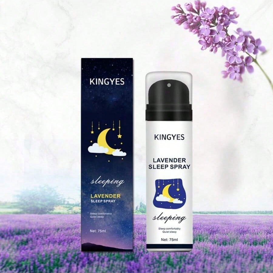 1 PC Sleep Spray With Melatonin Spray (50 M) - Nighttime Therapy Formula With Lavender - Natural Sleep Aid