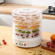 食品脱水机，5 个的 11.4 英寸托盘，可调节温度控制，适用于自制干草水果蔬菜肉类零食零食