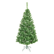 圣诞树 6 英尺 650 枝尖人造圣诞树易于组装金属支架 Pvc 用于室内圣诞装饰品净重 12.6 磅