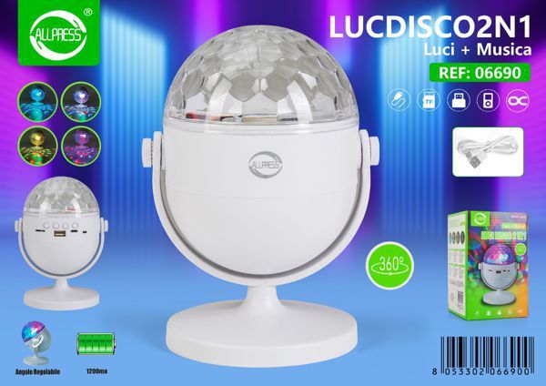 AS-06690 星空蓝牙灯 DRIWEI AS-06690 LUCI DISCO 2IN1