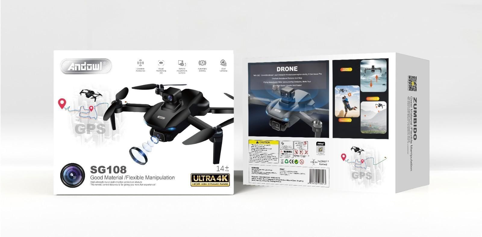 SG108 无人机 ANDOWL DRONE 4K ULTRA SG108