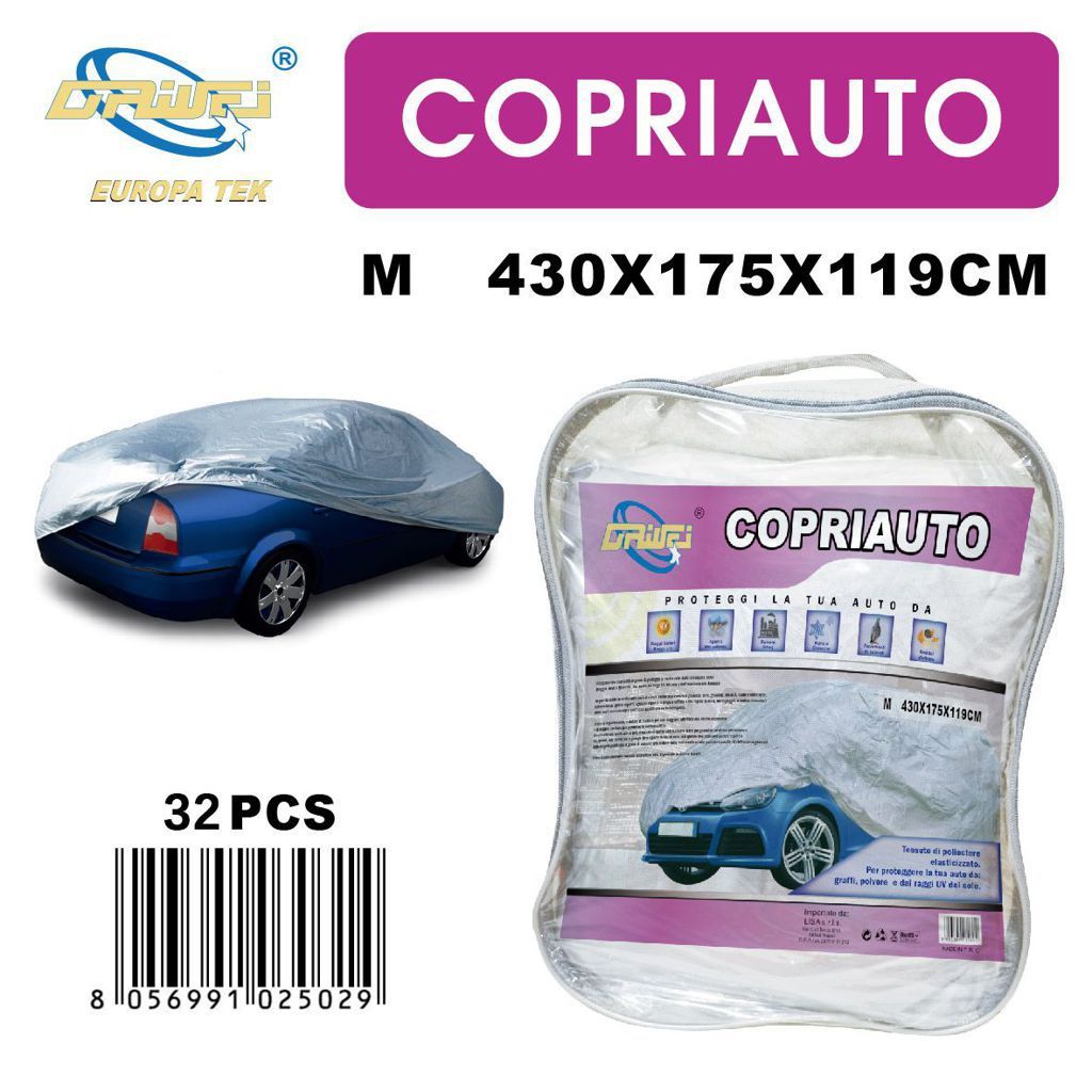 车衣M DRIWEI COPRI AUTO POLIESTERE M 430*175*119CM