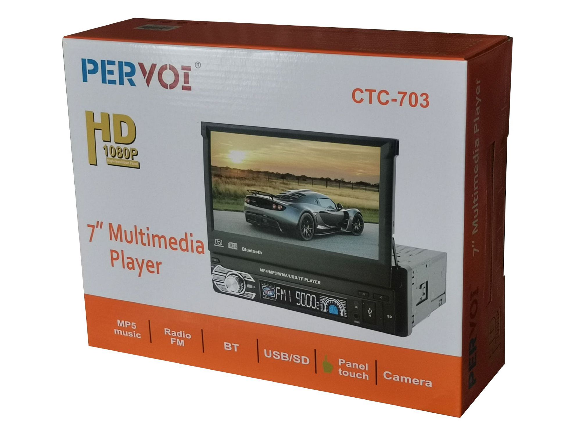 电动伸缩屏 PERVOI RADIIO PER AUTO A 7 POLLICI CTC-703