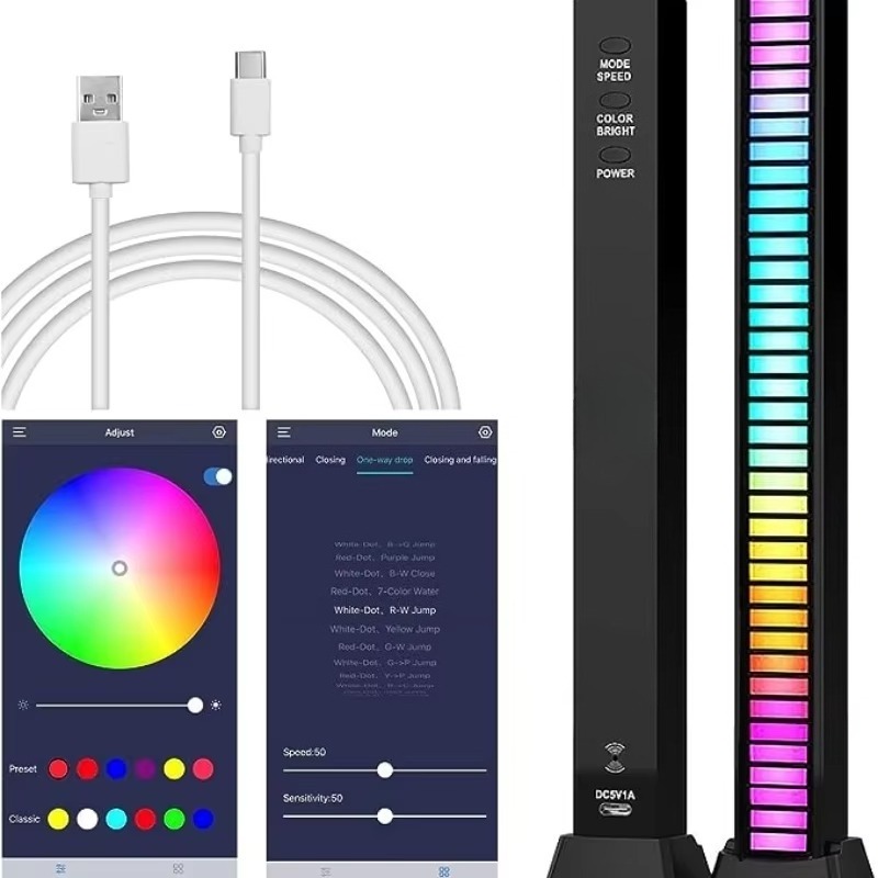 蓝牙APP声控灯-蓄电款 LUCI COLORATE SENSIBILI AL SUONO