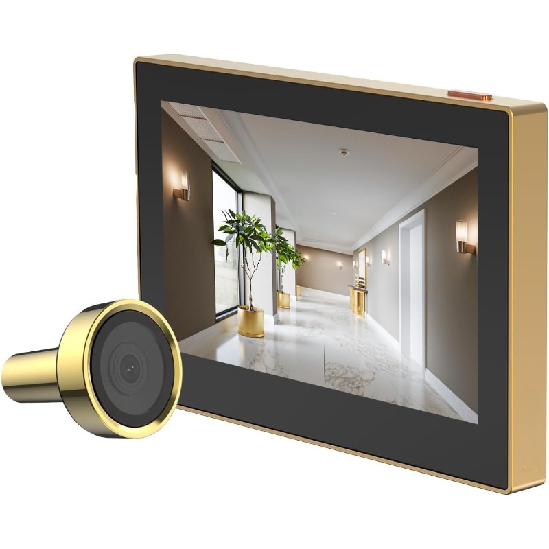 *HP2 无线窥视孔查看器金色 HP2 WIRE-FREE PEEPHOLE DOOR VIEWER
