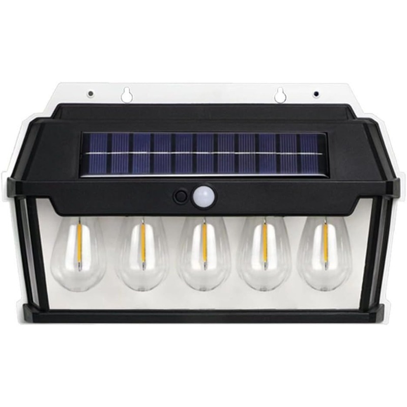 5灯太阳能壁灯 LAMPADA SOLARE DA PARETE