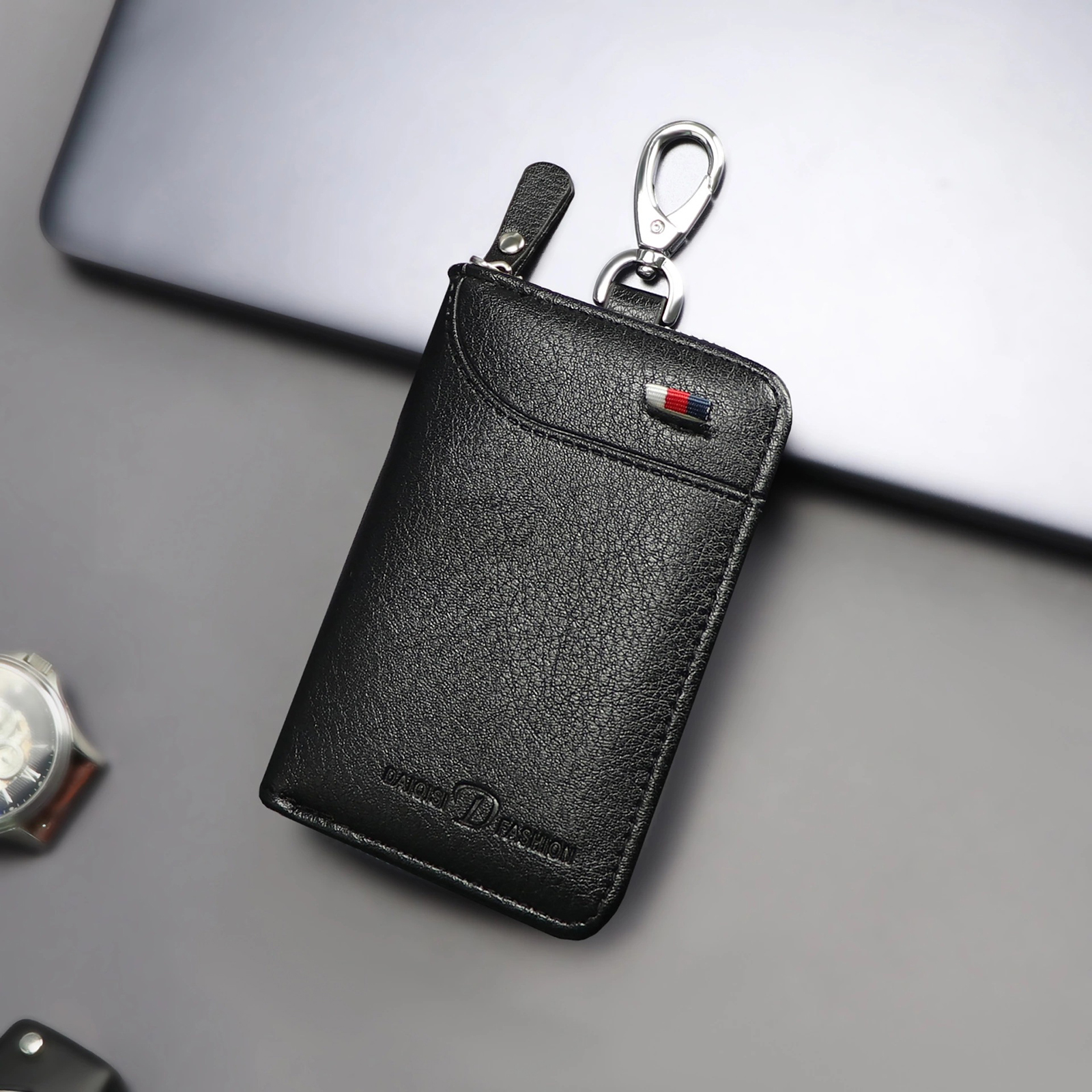 钥匙包商务男士拉链锁匙包汽车锁匙扣