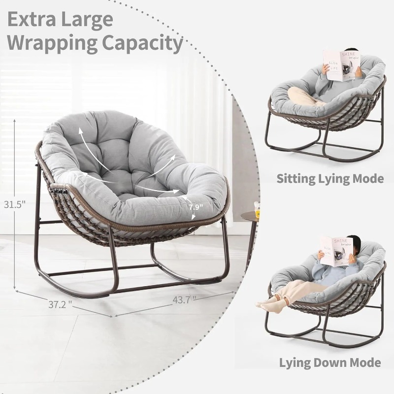 灰色的慵懒休闲沙发椅