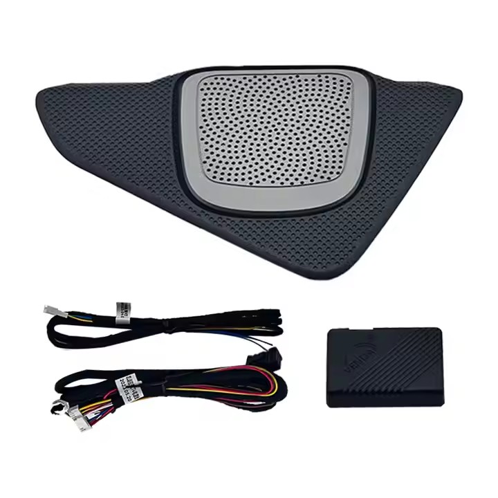 VENDAR高品质汽车电动音响配有128色大气灯中心扬声器凯迪拉克CT6/CT4仪表盘2016-2024