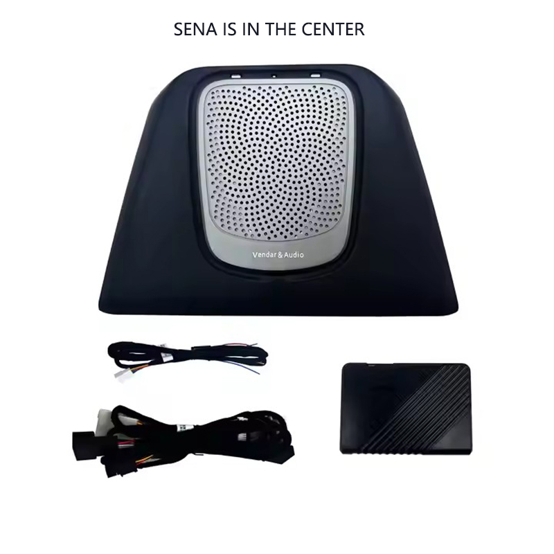 VENDAR新汽车电动升降机立体音响适合丰田锡耶纳与128色调谐照明大气灯扬声器仪表板