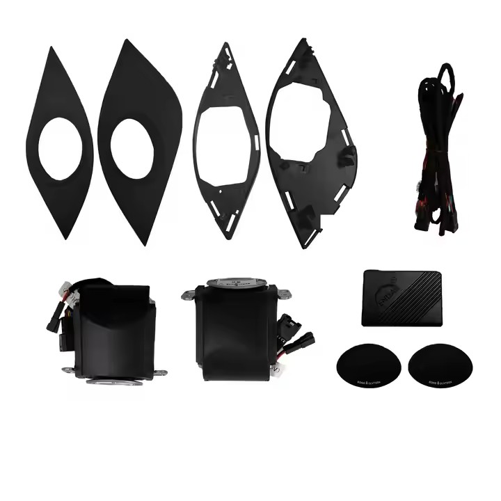 VENGAR汽车升降高音扬声器适合奥迪Q5仪表板车内灯，带32种调谐颜色新的高音喇叭改装部件