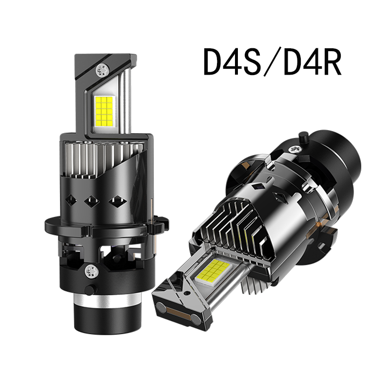 D2S/D2R D4S/D4R直插式LED汽车大灯LED 6000K即插即用大功率高亮度LED灯