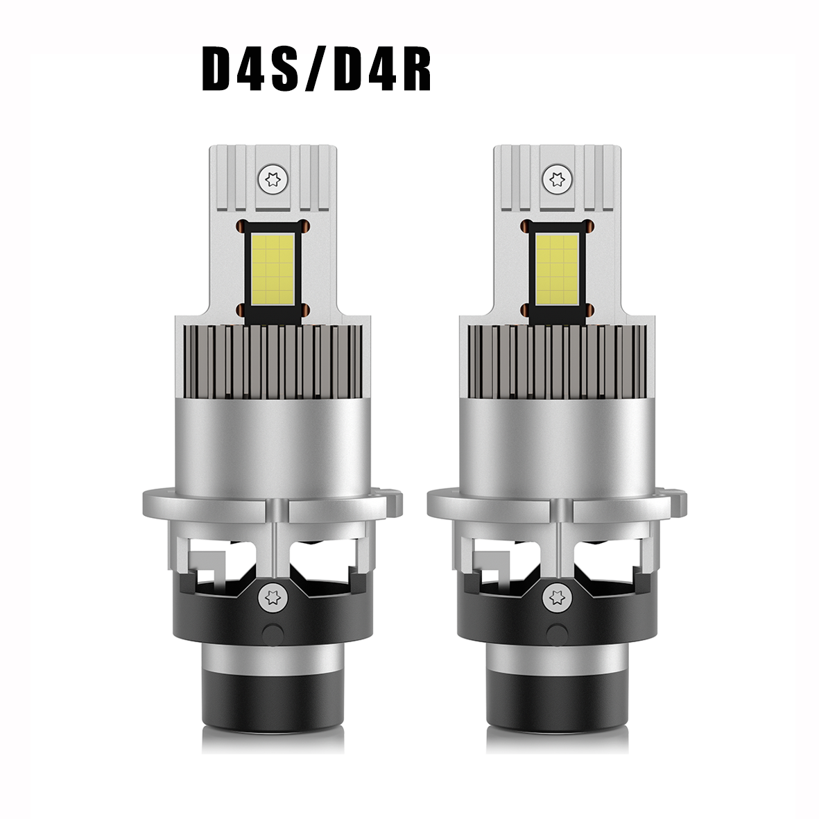 汽车LED大灯灯泡D2S D4S D2R D4R 白色光 6000K 12V 24V通用 
