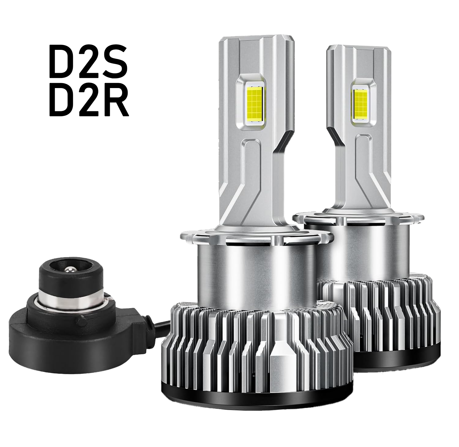 D3S D1S LED大灯HID D2S D4S D8S Canbus 30000LM D2R D4R双面CSP芯片汽车灯泡远近光氙气灯即插即用