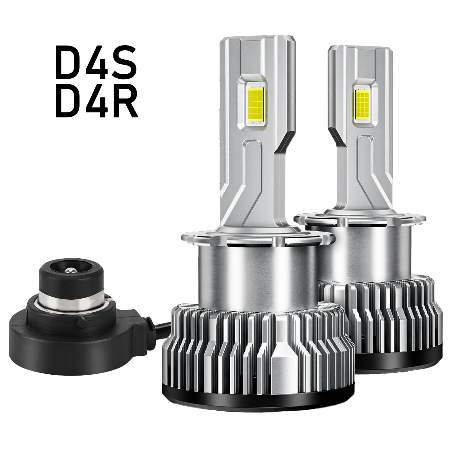 D3S D1S LED大灯HID D2S D4S D8S Canbus 30000LM D2R D4R双面CSP芯片汽车灯泡远近光氙气灯即插即用