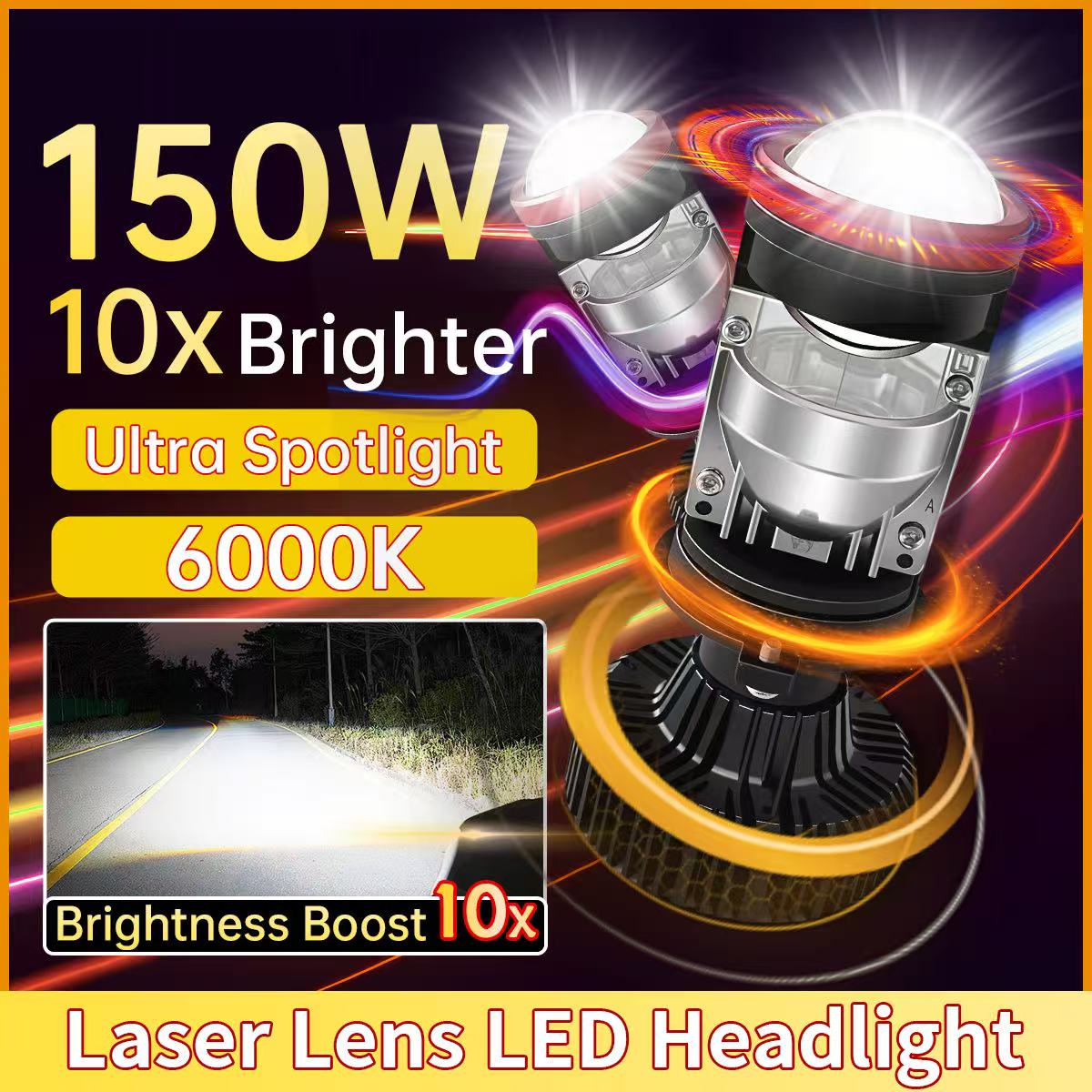 Y7激光透镜 LED 头灯