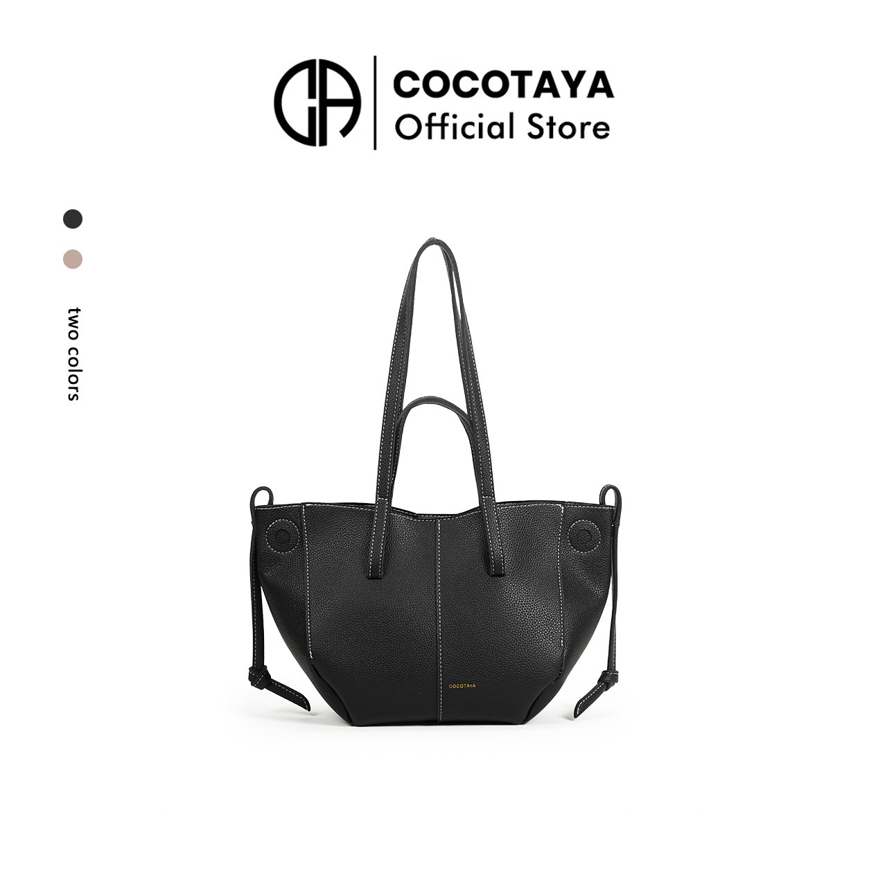 COCOTAYA热销爆款女士大容量pu皮腋下包时尚百搭通勤托特包现货可发