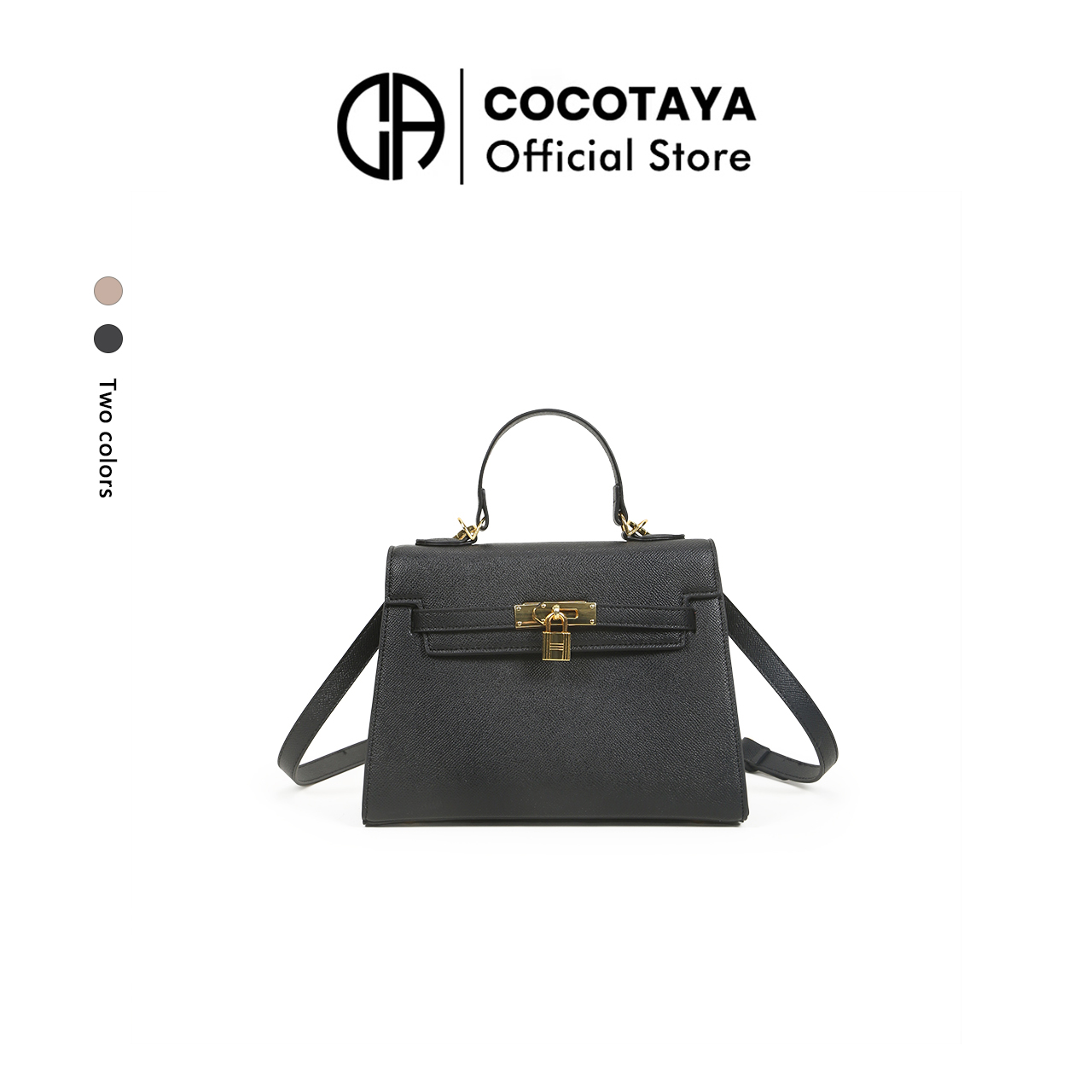 COCOTAYA热销爆款复古小众设计高级感手提包百搭通勤pu皮可拆卸肩带女包