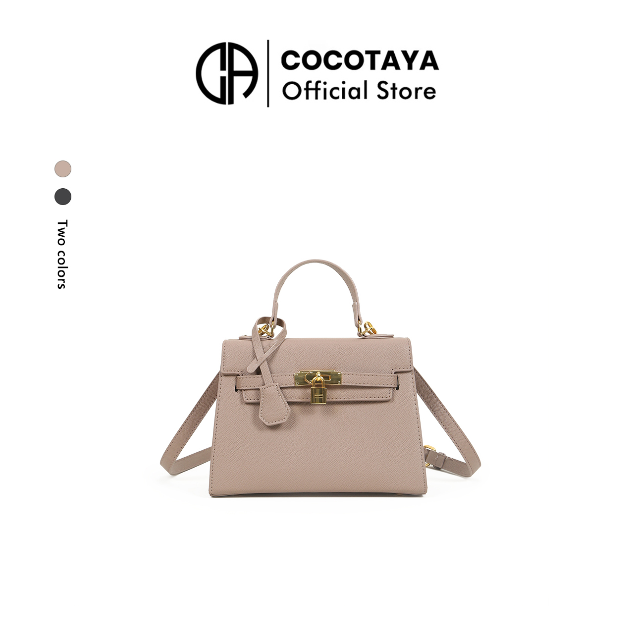 COCOTAYA热销爆款复古小众设计高级感手提包百搭通勤pu皮可拆卸肩带女包