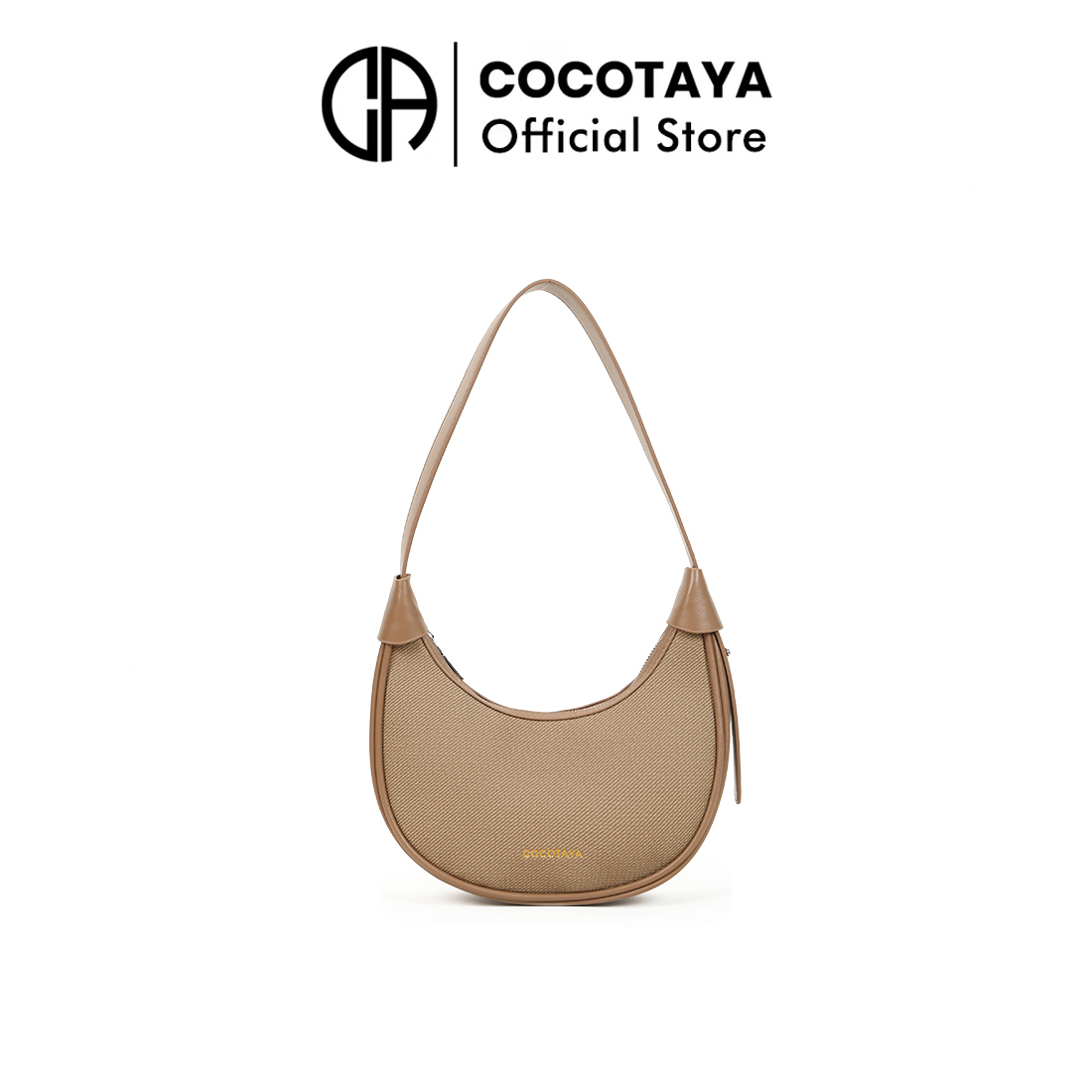 COCOTAYA热销爆款简约时尚pu皮腋下包纯色百搭通勤女士手提包