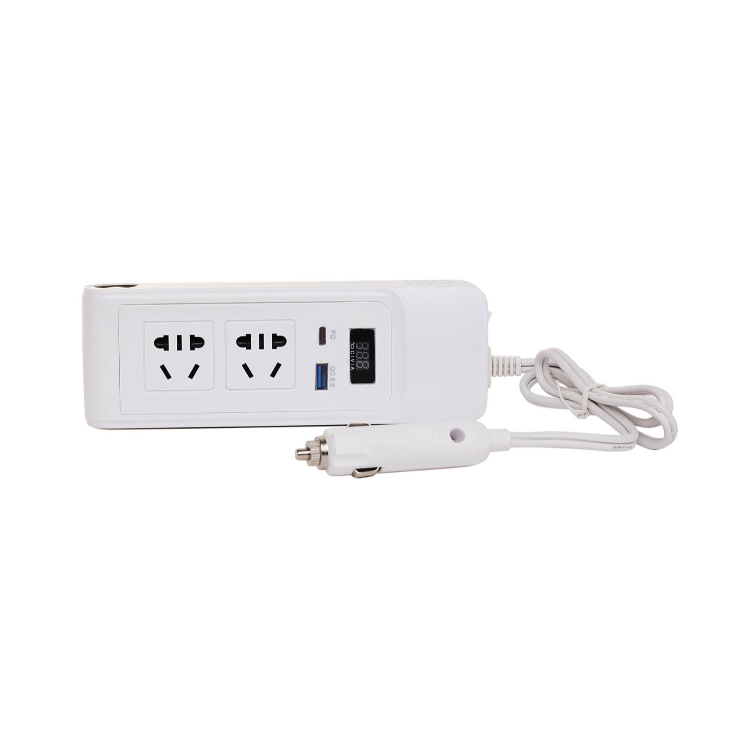 蓝科车仆200W车载智能逆变器小车12V 转100-240V 逆变器