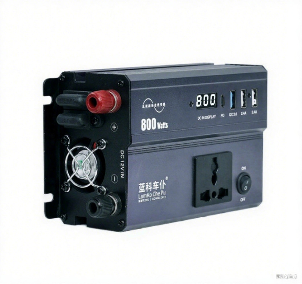 纯正弦波800W，24V转110/220V汽车车载逆变器摆摊露营户外电源