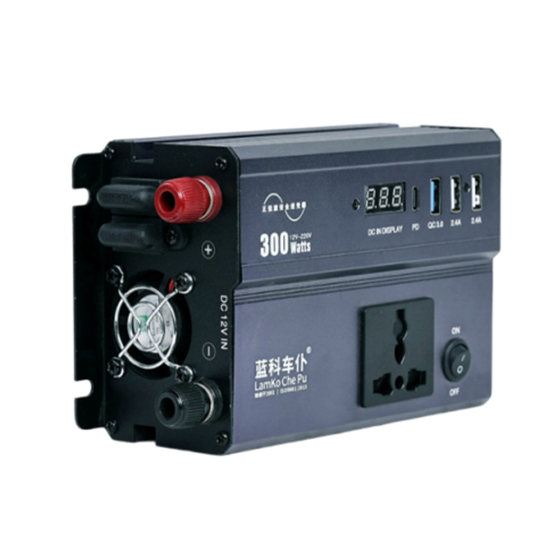 车载逆变器300W， 12V/24V转110/220v家用车载转换器代加工