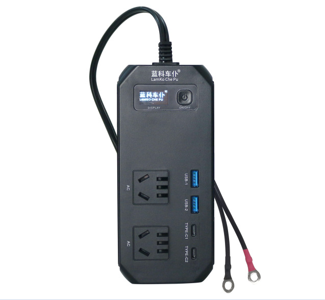 车载逆变器转换器插头12v转110/220V电源插座点烟器汽车快充逆变器