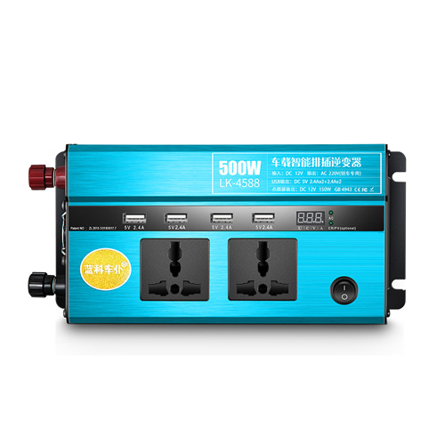 修正波车载逆变器1000/500/300W/12V/24V转220转换器