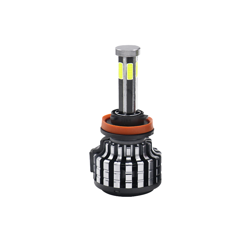 汽车六面发光led大灯COB灯珠前头灯，6面led大灯