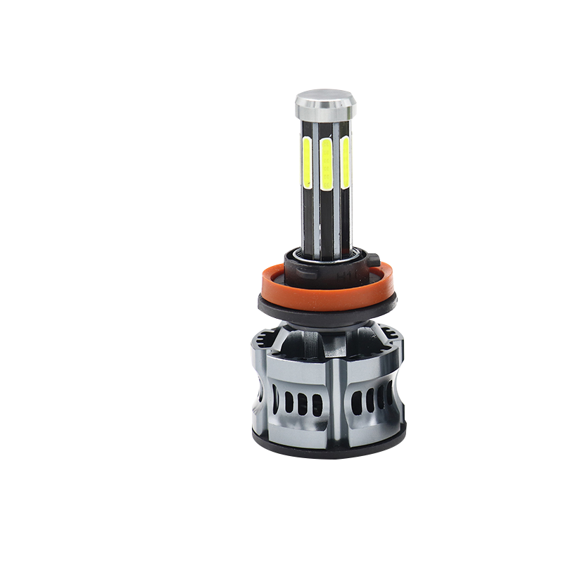 汽车八面发光led大灯COB灯珠前头灯，8面led大灯